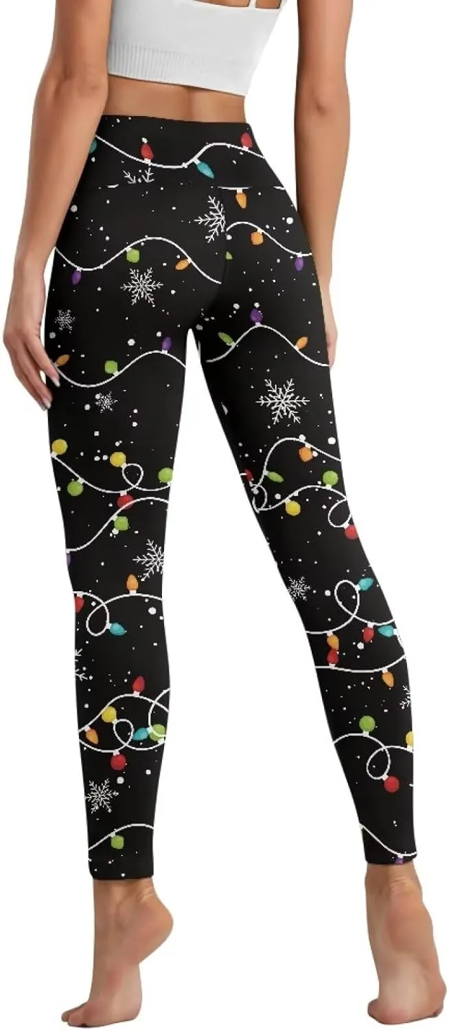 AFPANQZ Leggings with Pockets Women High Waisted Casual Butt Lift Leggings for Winter Fall Gym Yoga Fitness Workout Pants