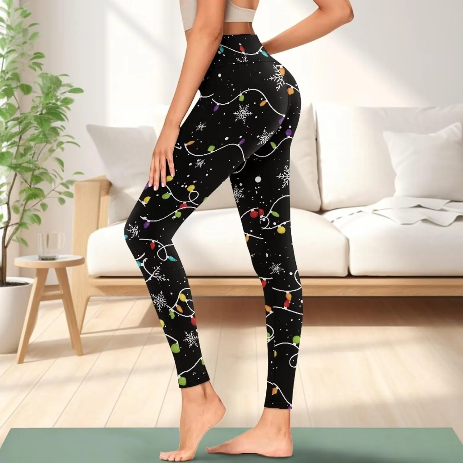 AFPANQZ Leggings with Pockets Women High Waisted Casual Butt Lift Leggings for Winter Fall Gym Yoga Fitness Workout Pants
