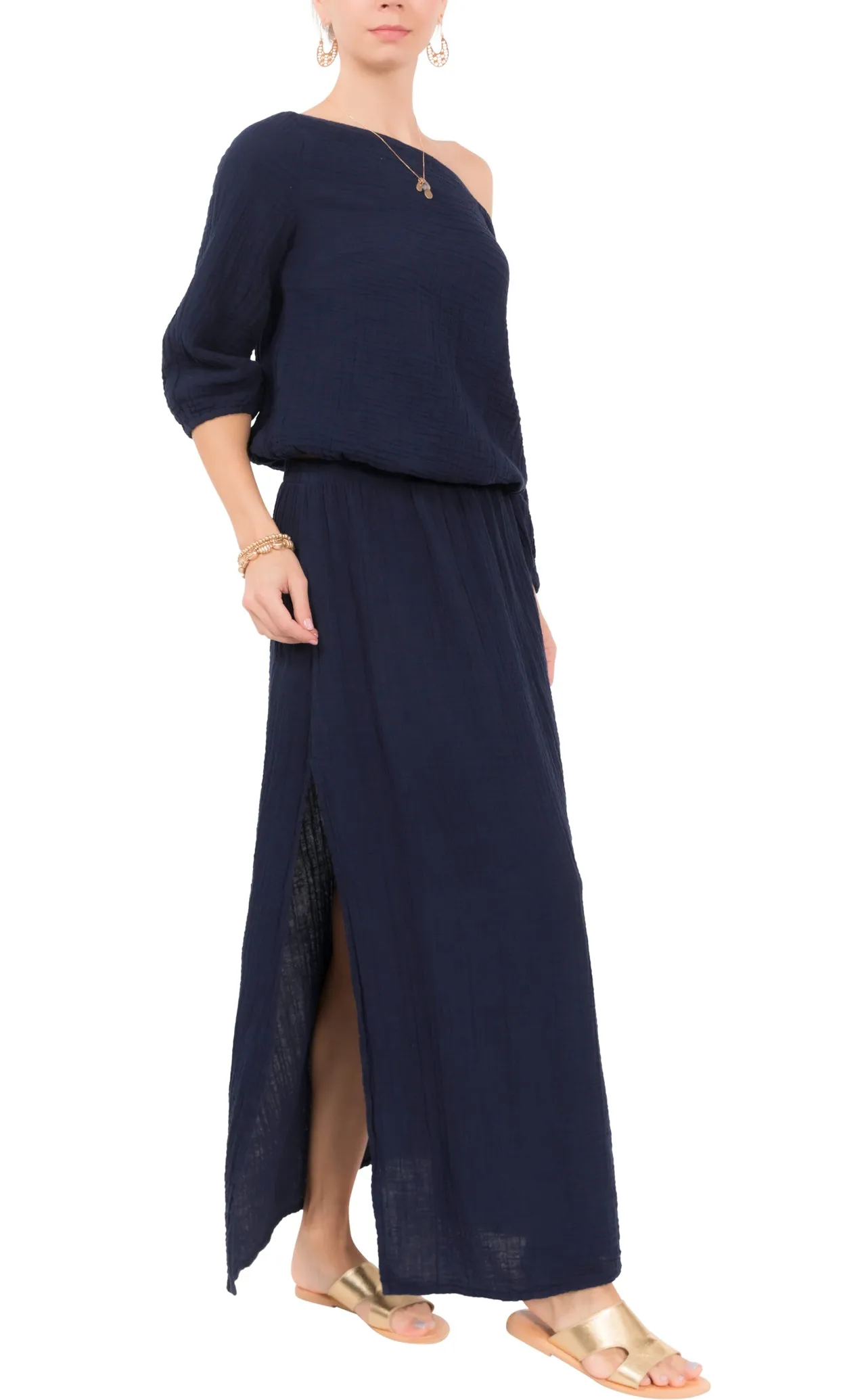 Aria Skirt - Cotton Bermuda Gauze
