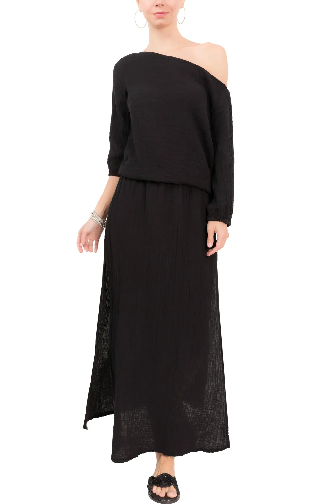Aria Skirt - Cotton Bermuda Gauze