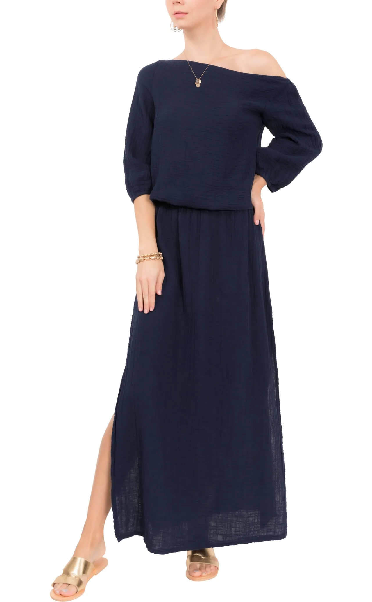 Aria Skirt - Cotton Bermuda Gauze