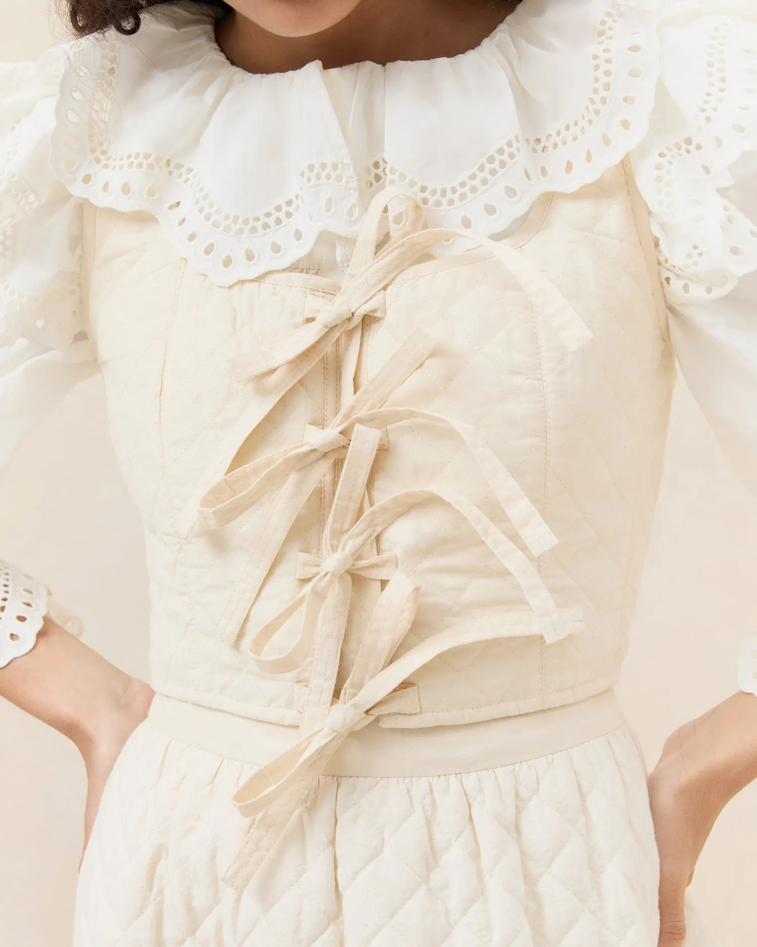 Callista Tie-Front Vest