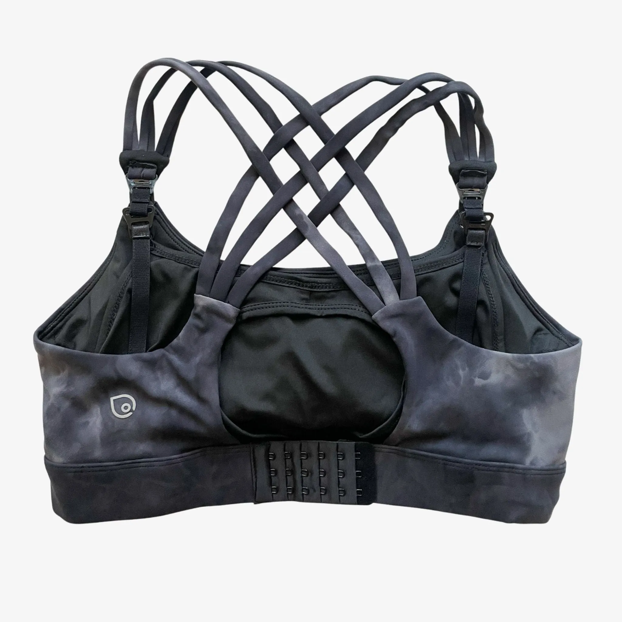 Chloé 4 Running Nursing & Pumping Sports Bra (Black Cloud)
