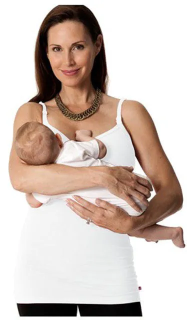 CLEARANCE! Nursing Bra Long Top with Adjustable Bra Band