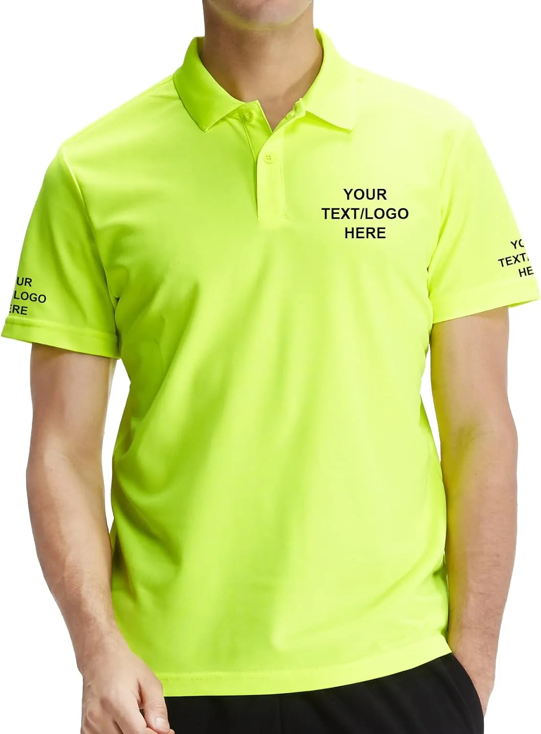 Custom Polo Design Your Own Golf Personalized Shirt for Men Tee Print Embroidered Logo Text Photo Logo