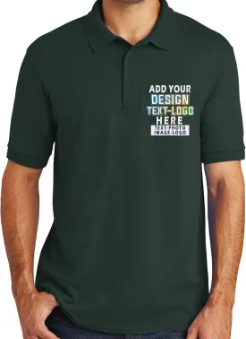 Custom Shirts Add Your Design Text Logo Photo for Men Personalized Polo T-Shirt