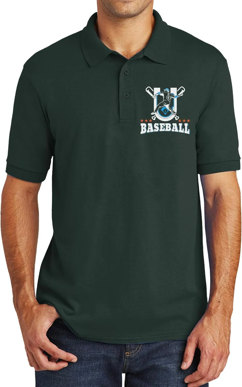 Custom Shirts Add Your Design Text Logo Photo for Men Personalized Polo T-Shirt