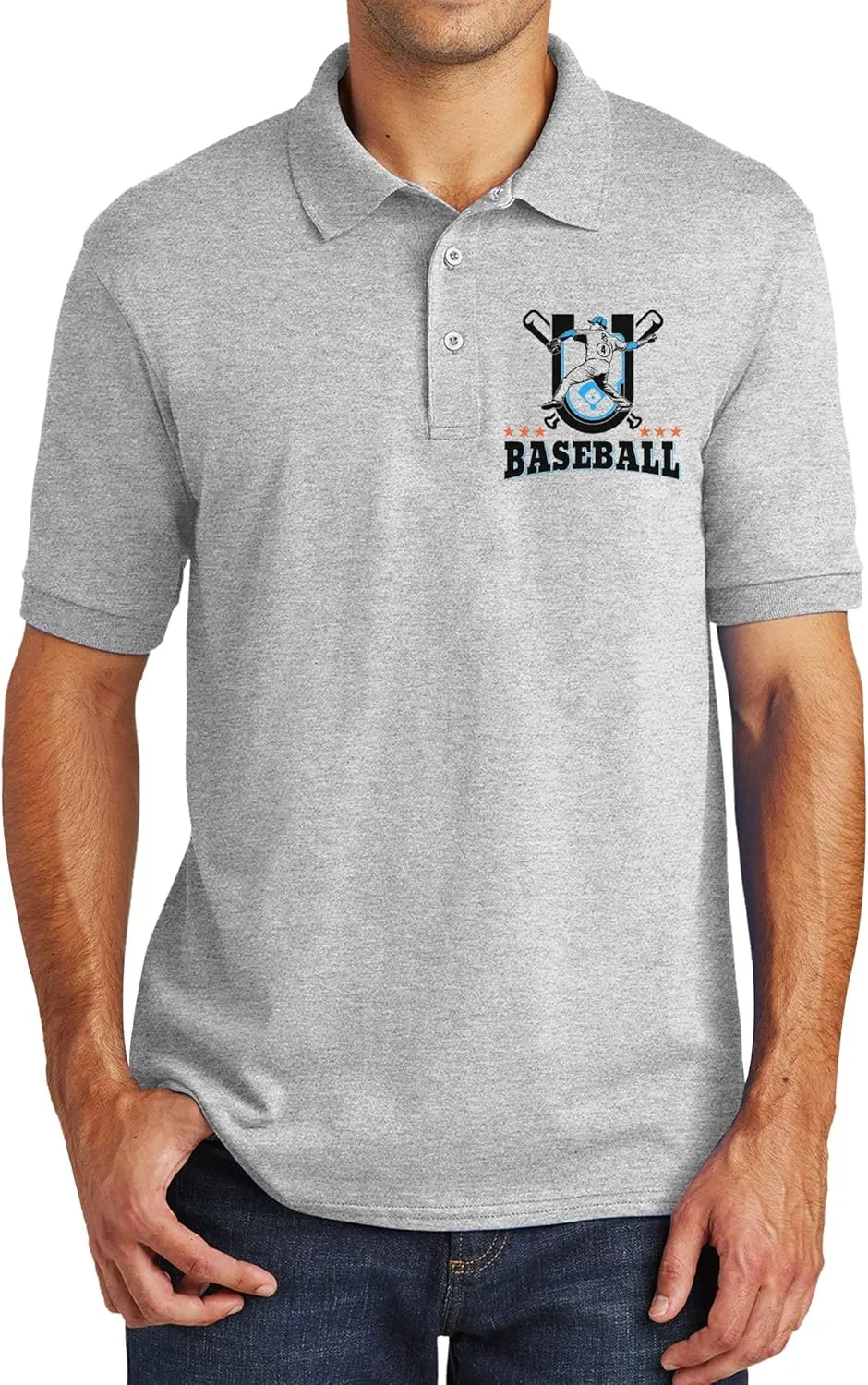Custom Shirts Add Your Design Text Logo Photo for Men Personalized Polo T-Shirt