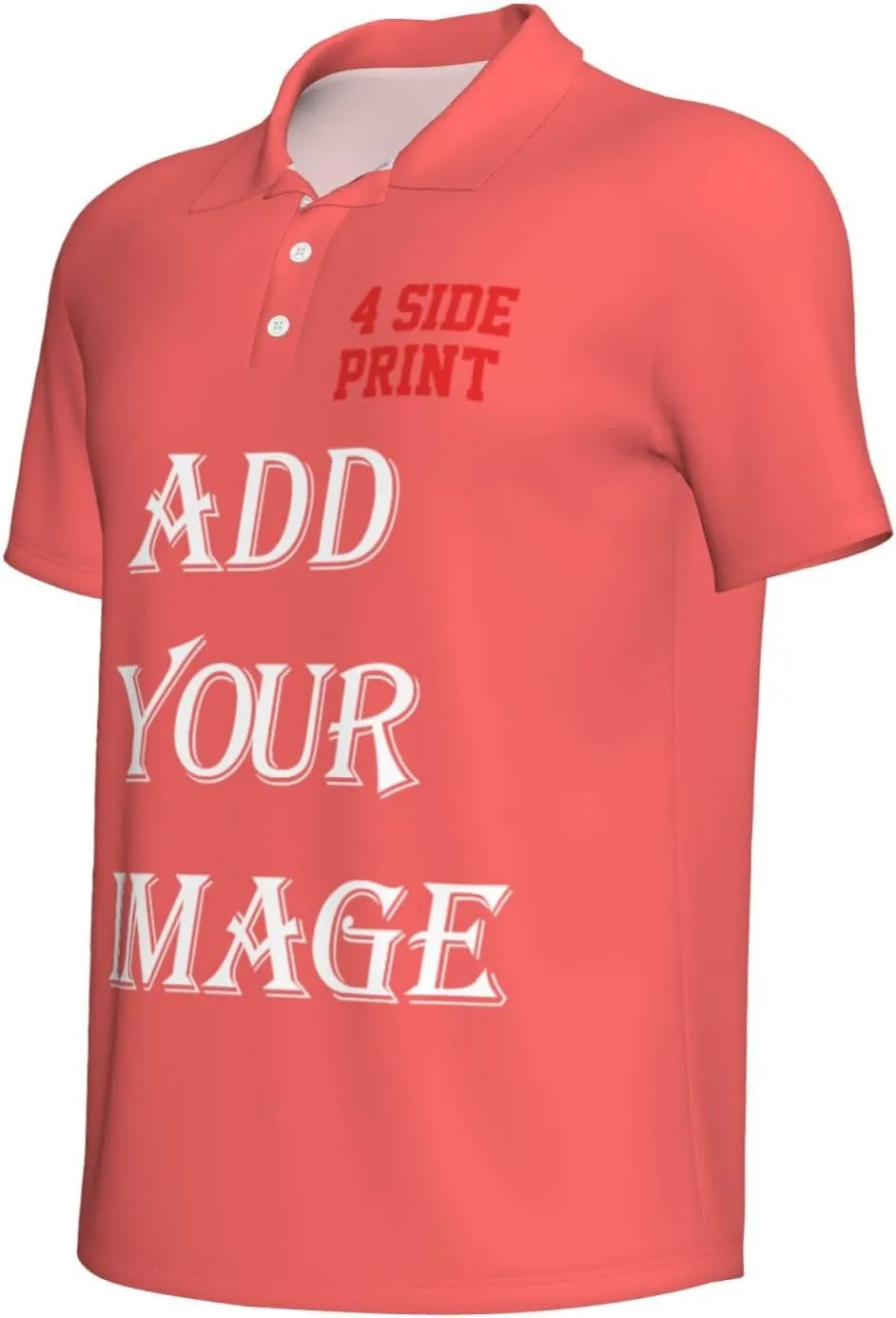 Custom Shirts for Men Customized Polo Shirts with Logo Text Photo Design Your own Valentine's Day Gift