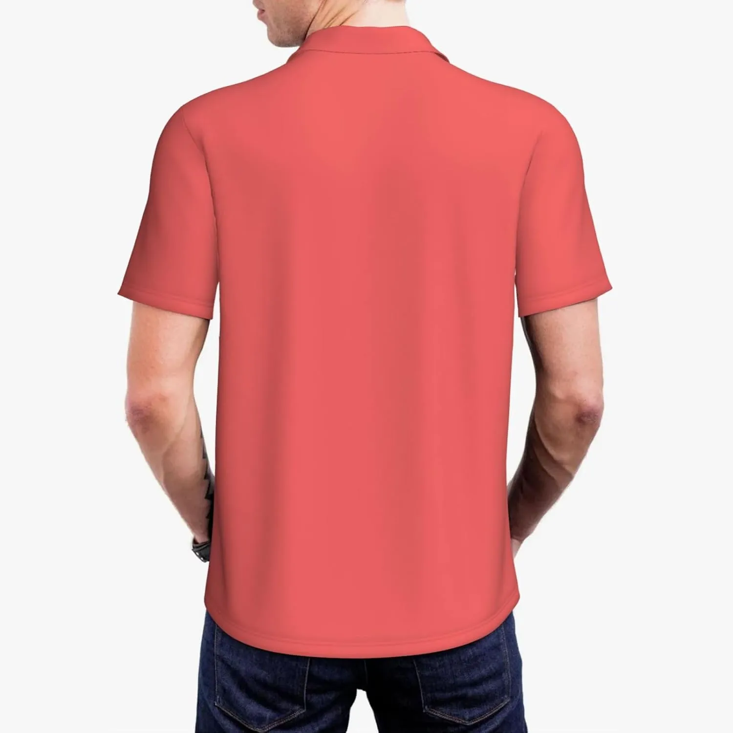 Custom Shirts for Men Customized Polo Shirts with Logo Text Photo Design Your own Valentine's Day Gift
