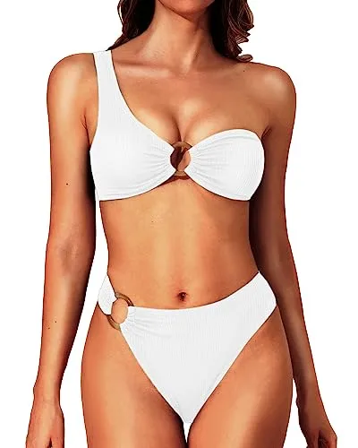 High Cut Cheeky Two Piece Bathing Suit