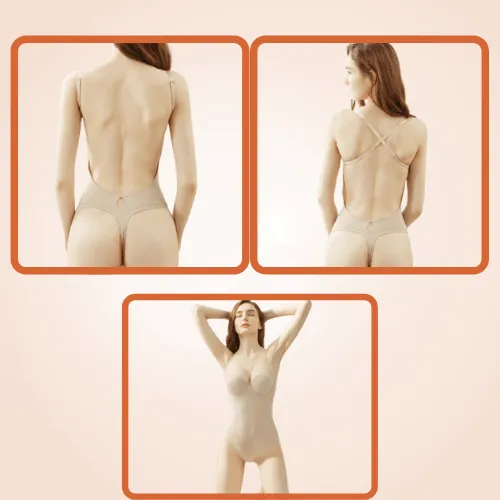 Invisible Backless Slimming Thong Full Bodysuit