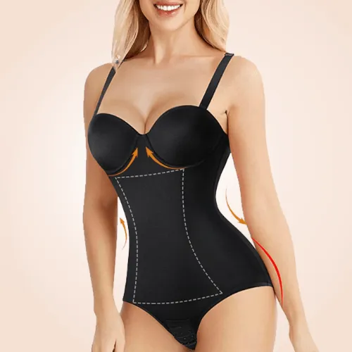 Invisible Backless Slimming Thong Full Bodysuit