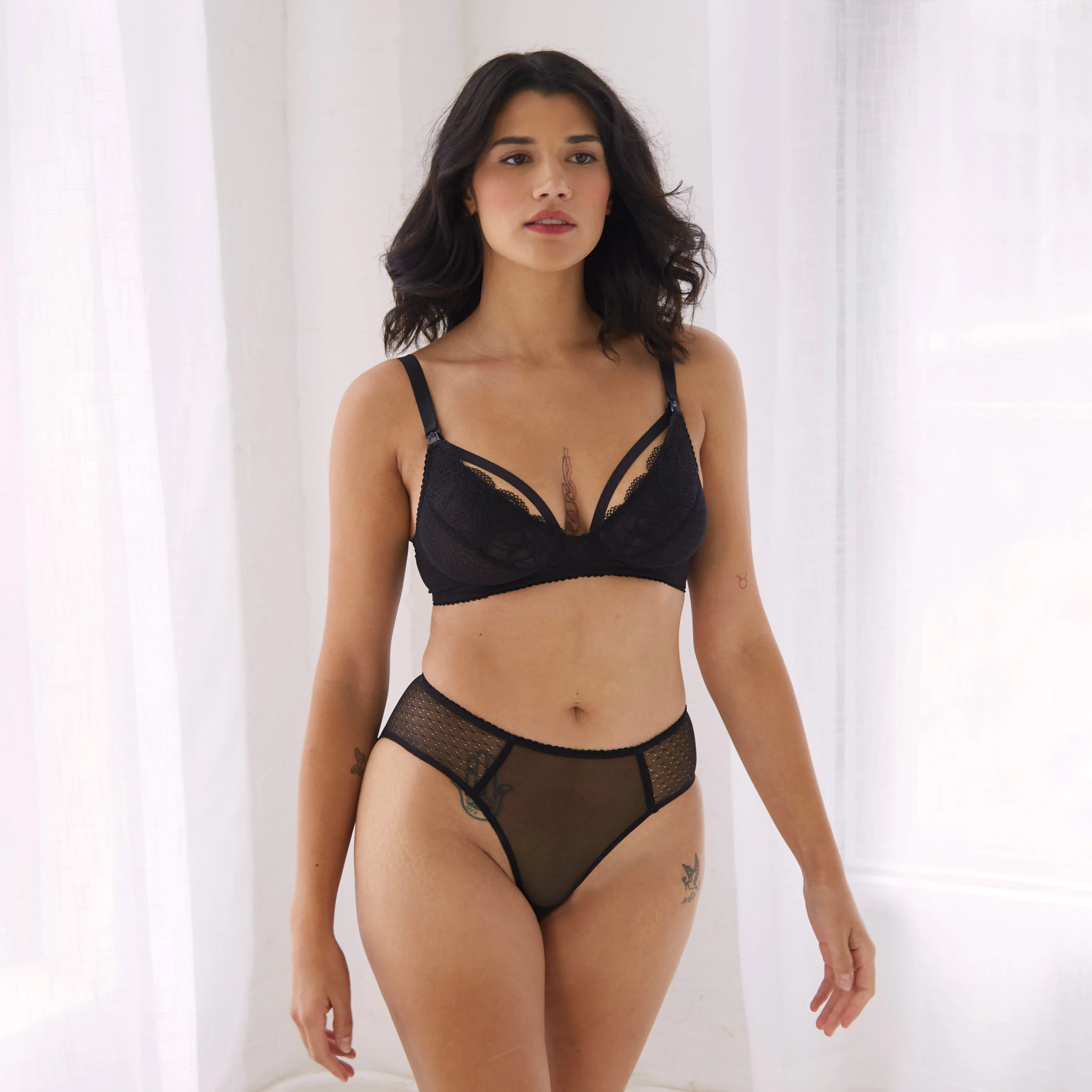 Jade Wireless Nursing Harness Bra