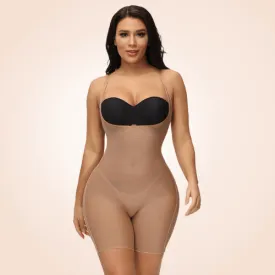 Low Back Sheer Sculpting BodySuit Invisible Shapewear