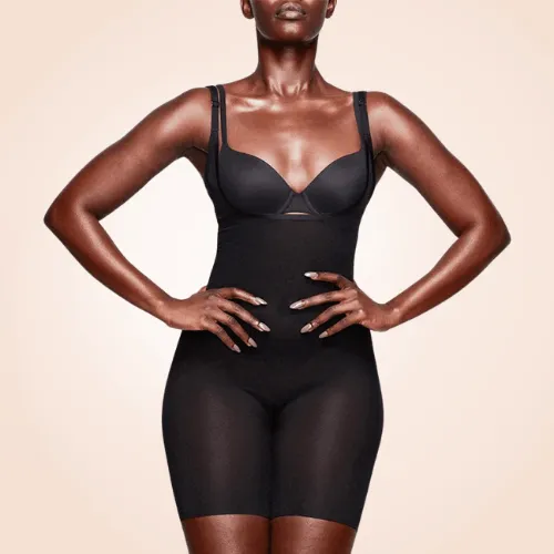Low Back Sheer Sculpting BodySuit Invisible Shapewear