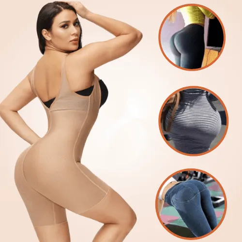 Low Back Sheer Sculpting BodySuit Invisible Shapewear