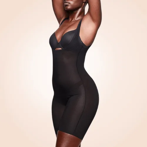 Low Back Sheer Sculpting BodySuit Invisible Shapewear