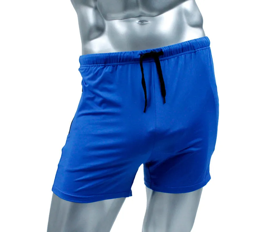 NEPTIO® Sexy Men's Workout Shorts Fitted Star and Stripes Or Solid Gym Running Short