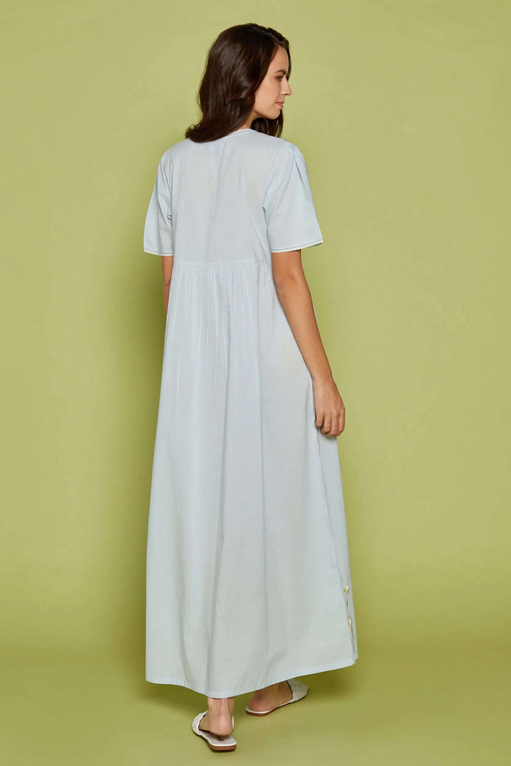 Nightdress Floralia Blue