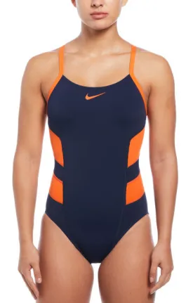 Nike Swim Women's Vex Racerback One Piece Team Orange