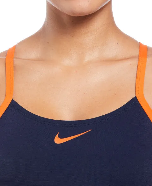 Nike Swim Women's Vex Racerback One Piece Team Orange