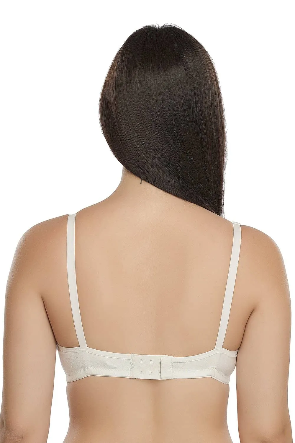 Organic Cotton Antimicrobial Support Mama Starter Bra Kit (Pack of 3)-IMBK04-White-