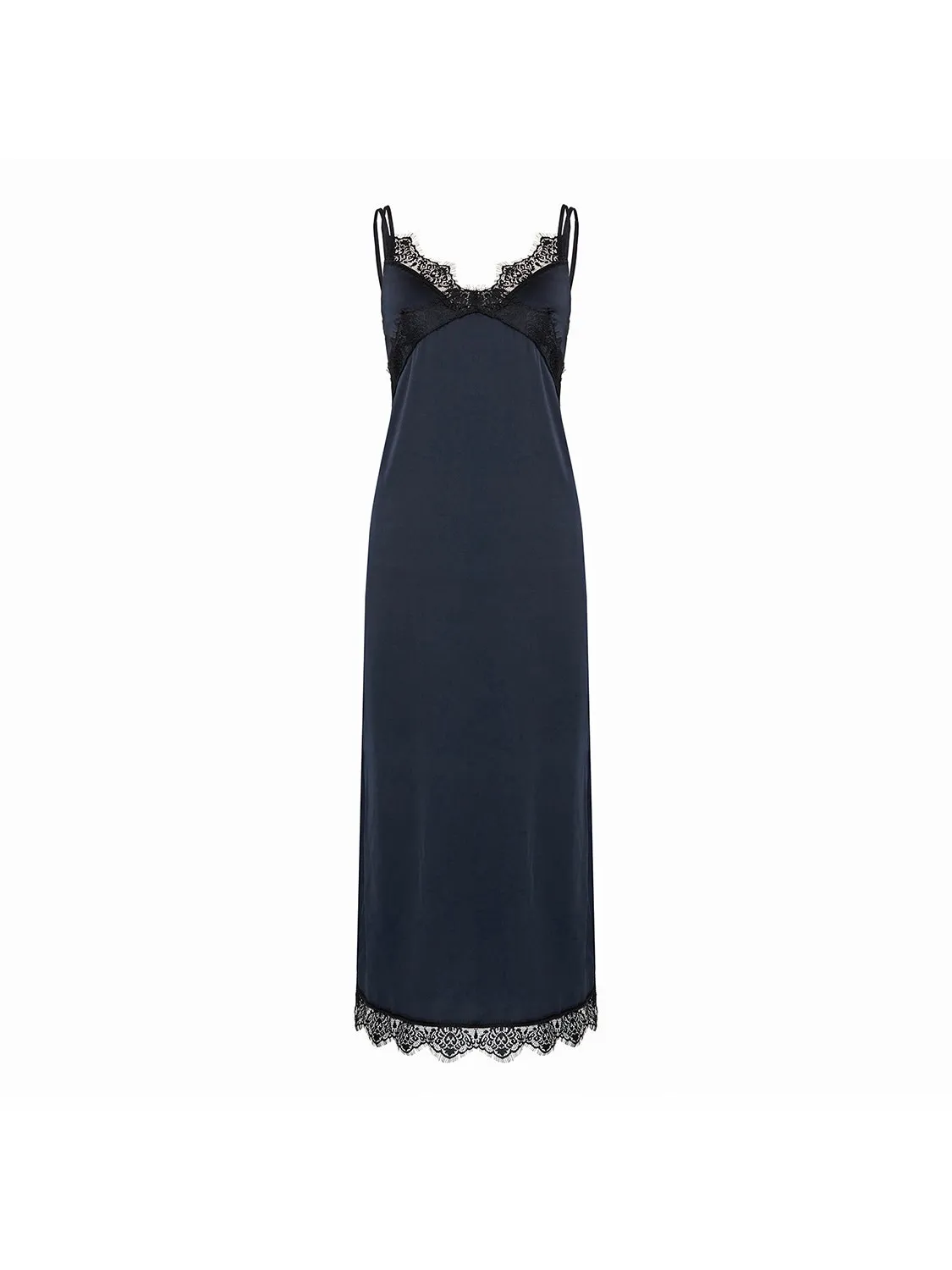 Satin Secrets Long Nightdress - Full Moon