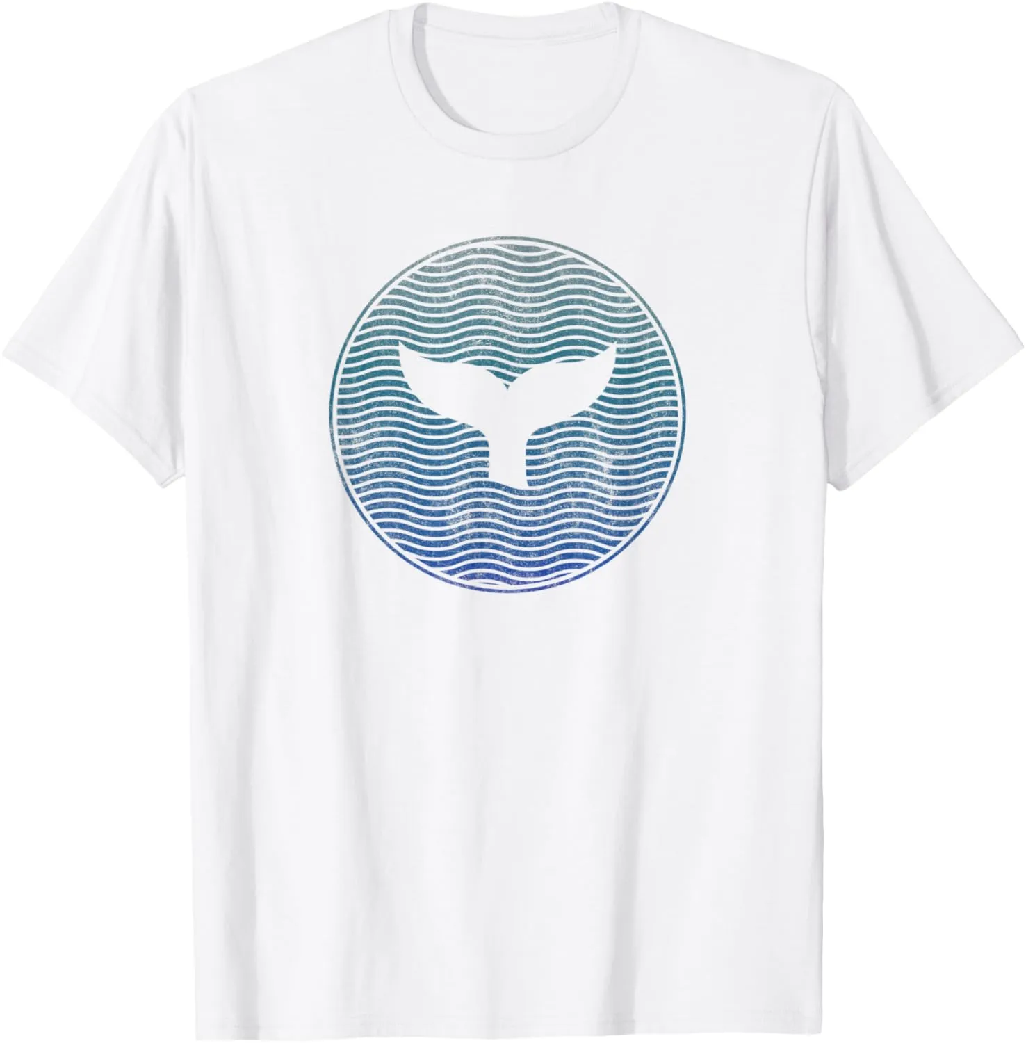 Save The Whales Sea Animal Killer Whale Tail Ocean Orca Wave T-Shirt