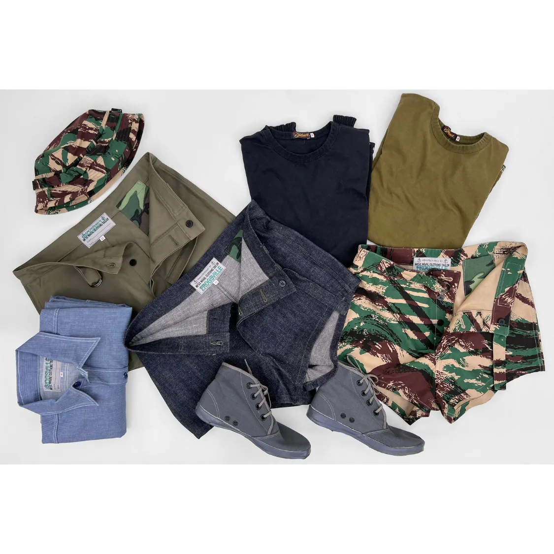 Scuba Trunks - Okinawa Denim