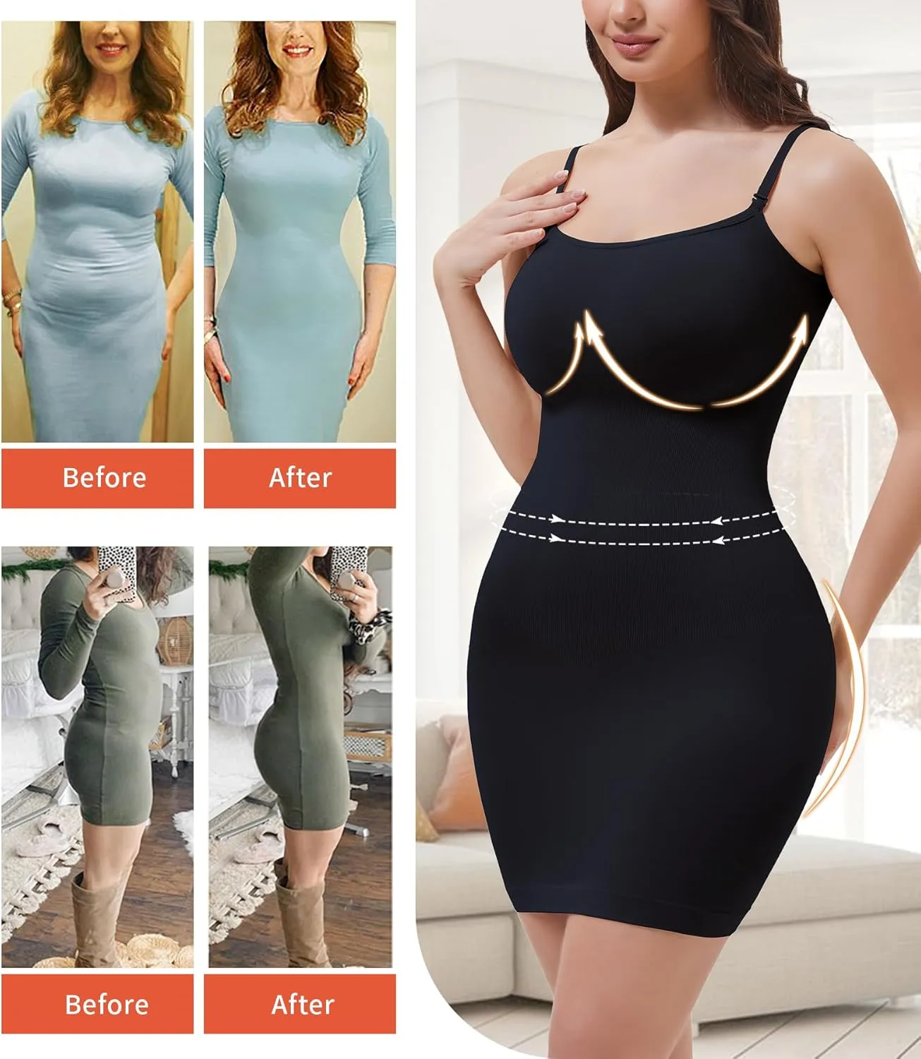 Shapewear Slips for Under Dresses