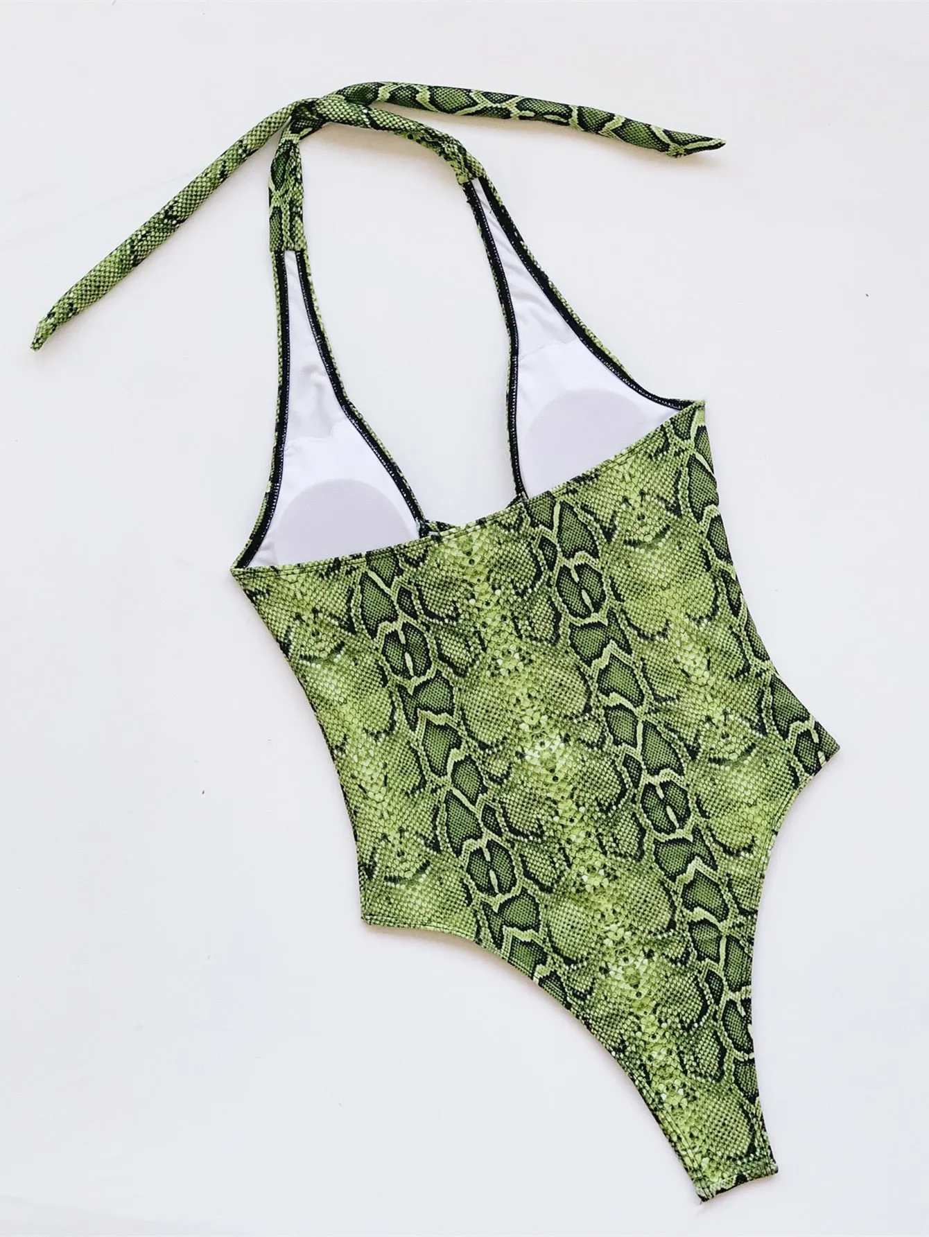Snakeskin One Piece Swimsuit
