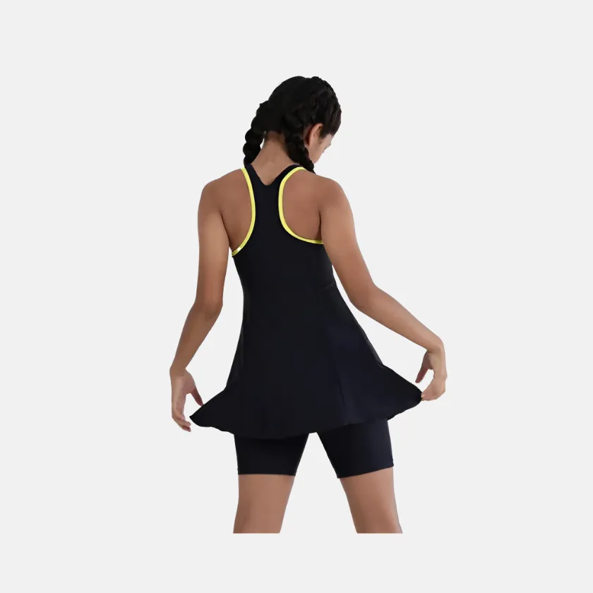 Speedo Endurance Hyperboom Kids Girl Long Sleeve Suntop -True navy/pink