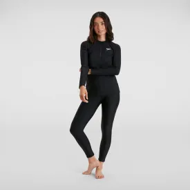 Speedo Womens Eco Zip LS Rash Top