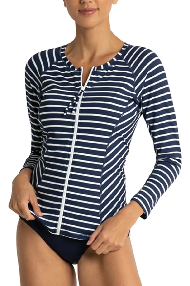 Sunseeker Santorini Long Sleeve Rash Vest Ink