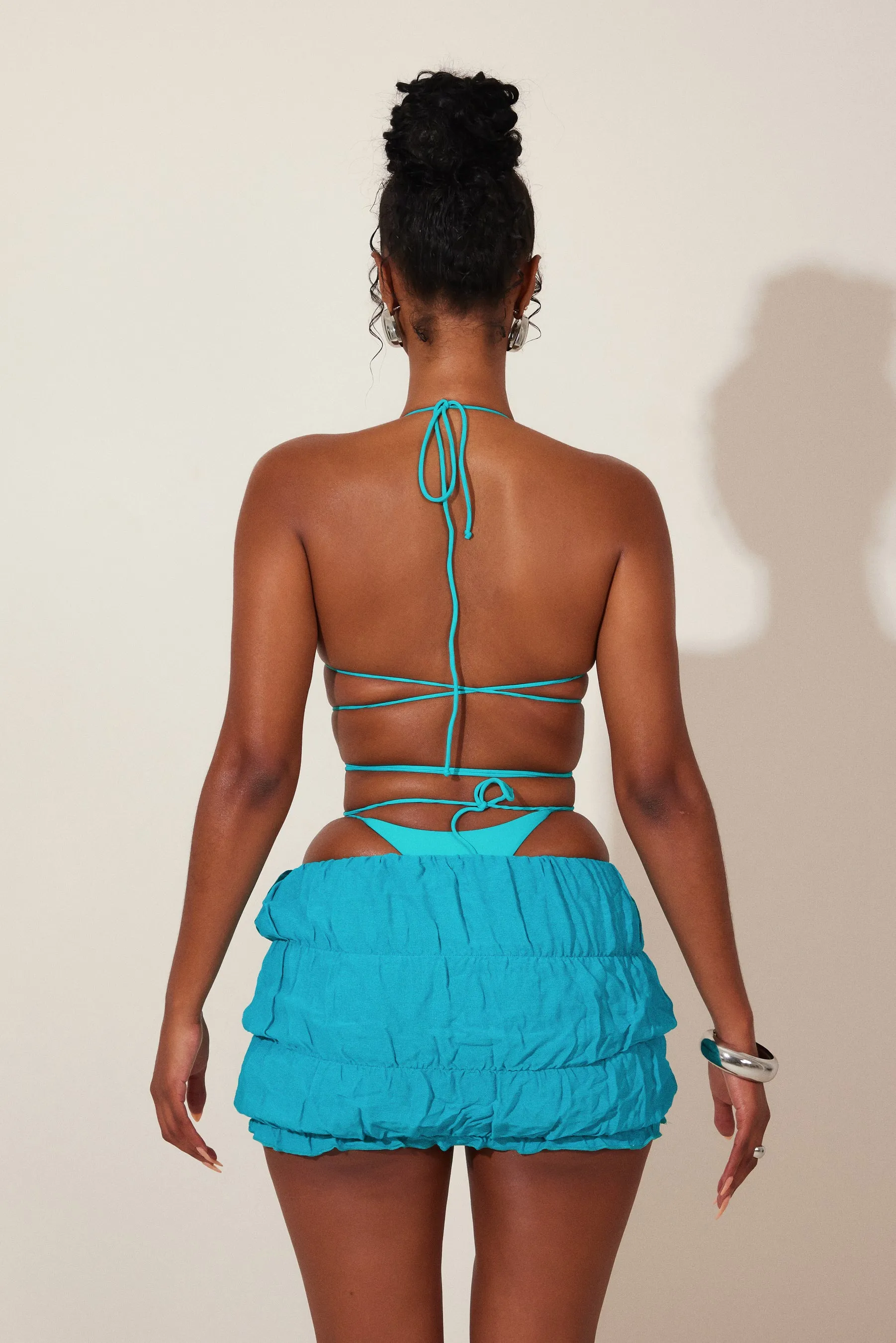 The Benita Skirt in Teal