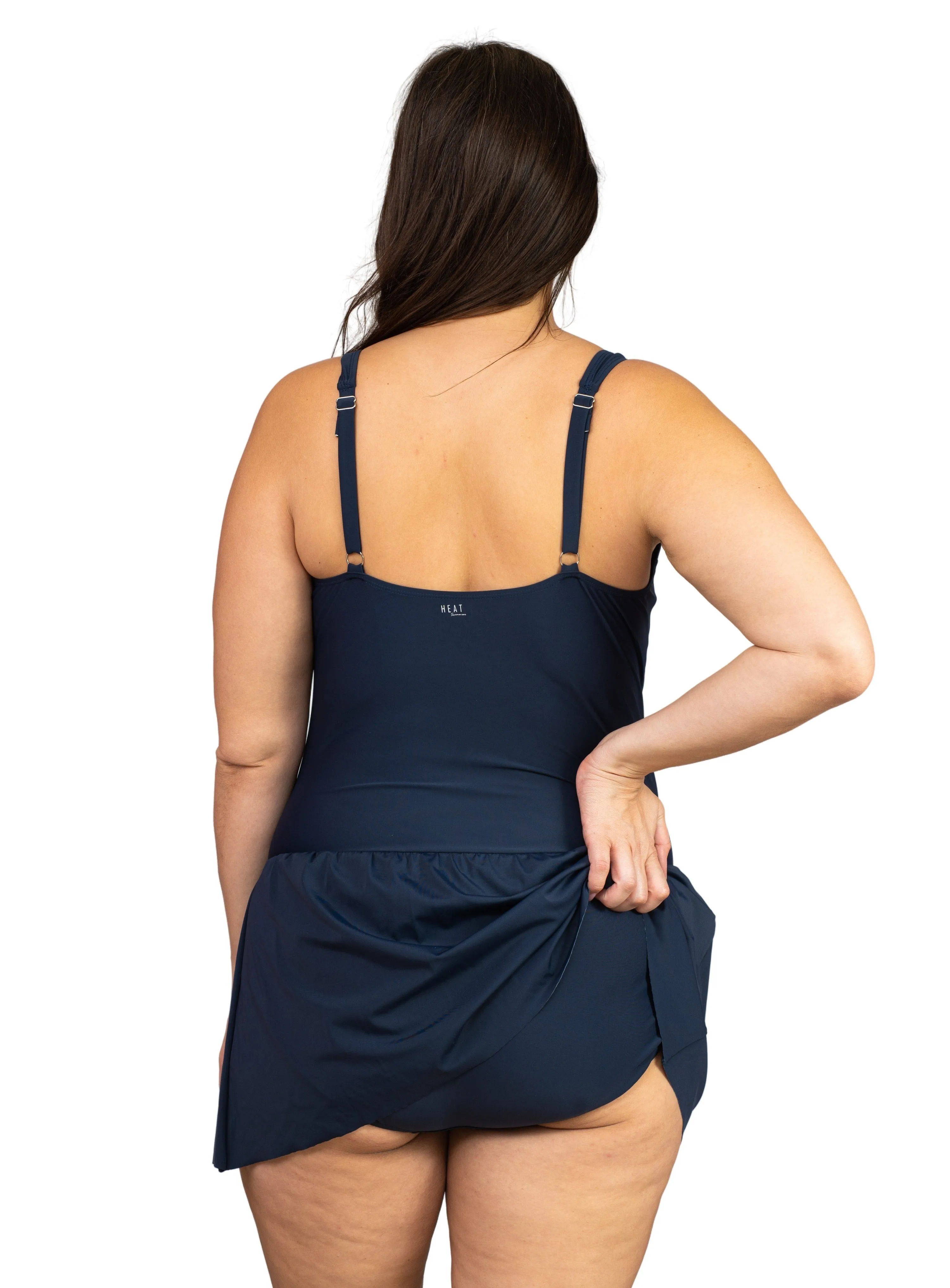 Twist Front Skater One Piece Plus