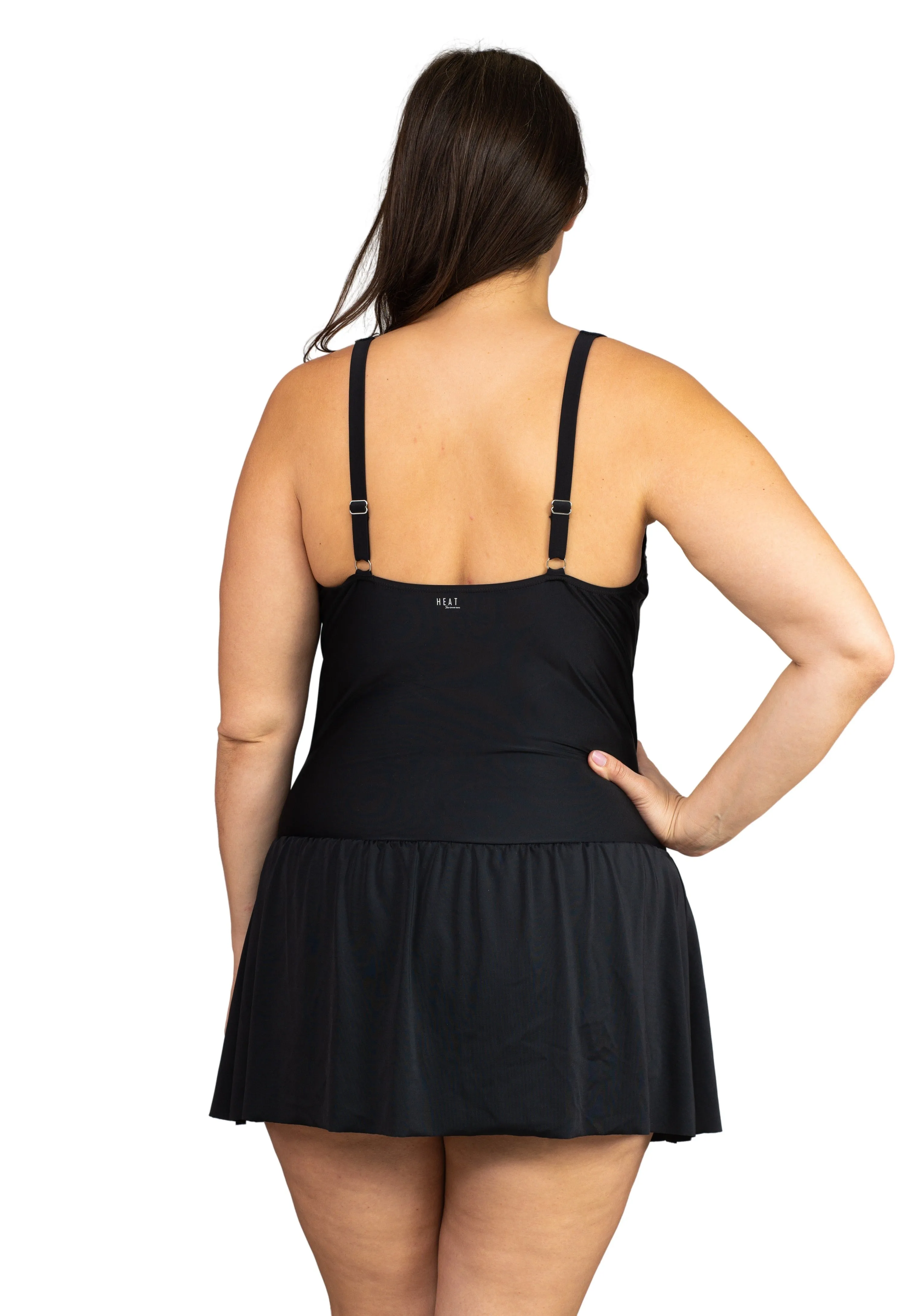 Twist Front Skater One Piece Plus