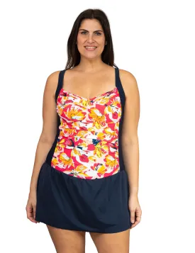 Twist Front Skater One Piece Plus
