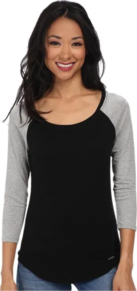 U.S. Polo Assn. Juniors Metallic 3/4 Sleeve Knit Body T-Shirt
