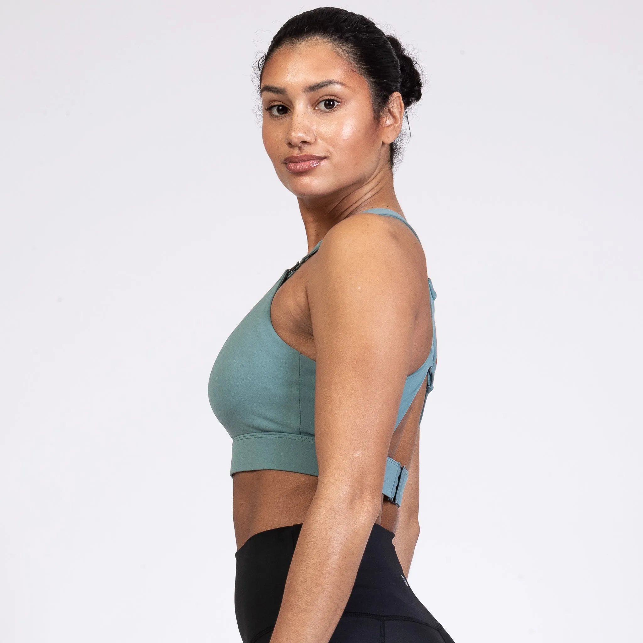 Venice 3 Ultimate Support Full Coverage Nursing & Pumping Sports Bra (Seagrass)