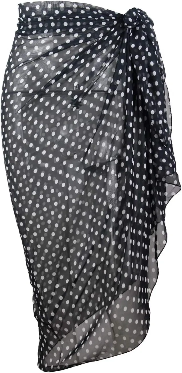 Women's Swimsuit Cover up Sarong Chiffon Beach Bikini Pareo Wrap