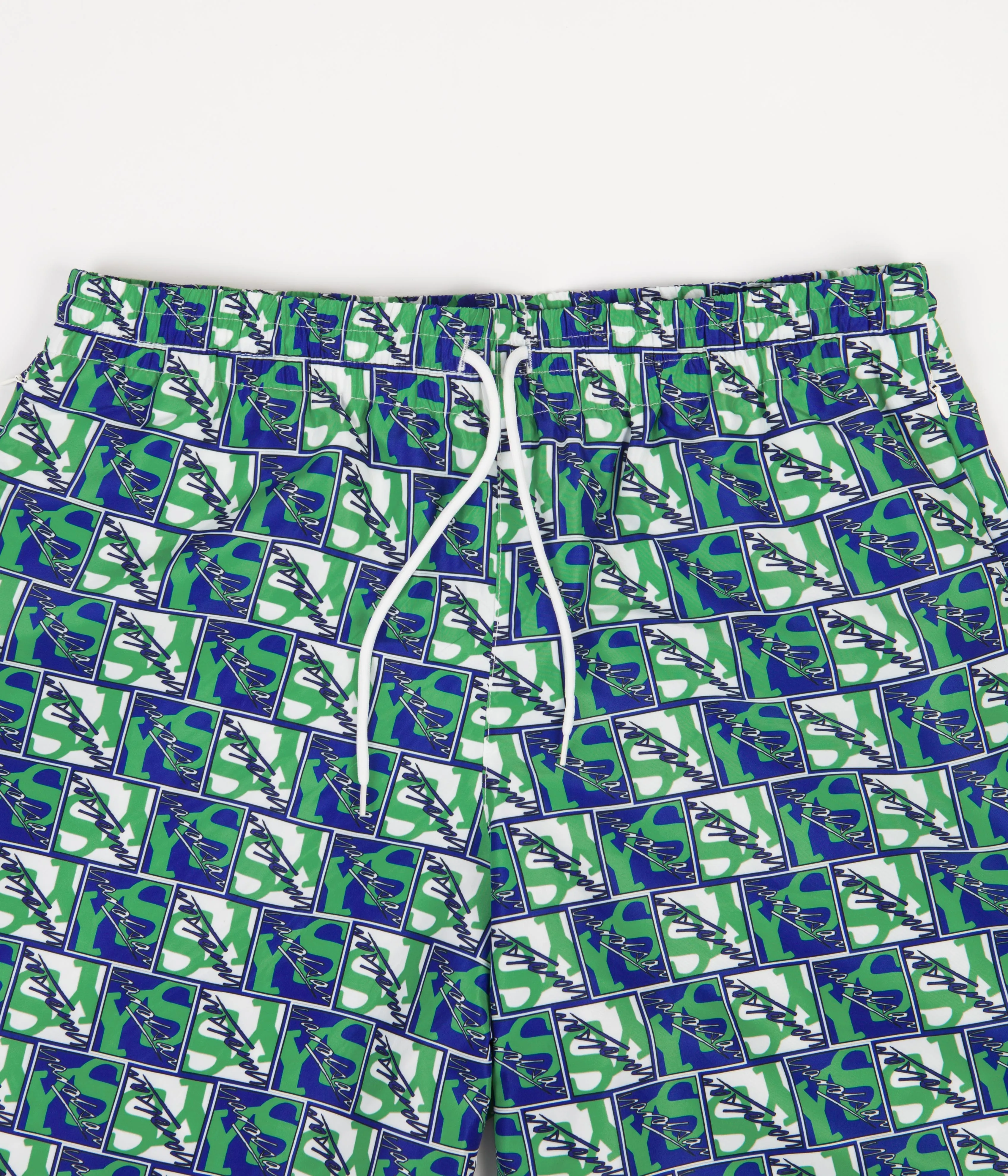 Yardsale Swim Shorts - Blue / White / Green
