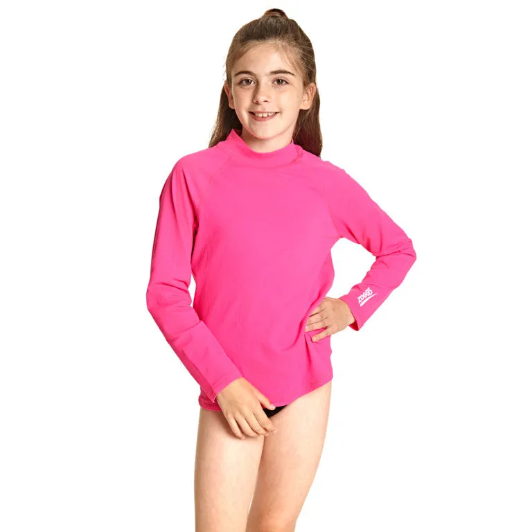 Zoggs Bells Long Sleeve Girls Suntop